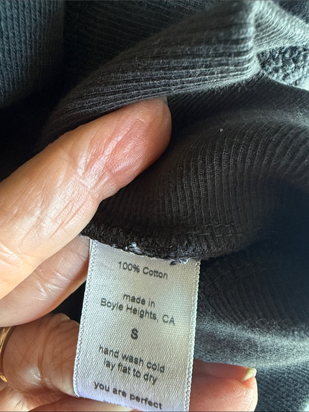ziggy oversized reverse fleece oversized crew neck sweatshirt (s) EUC - Picture 6 of 6